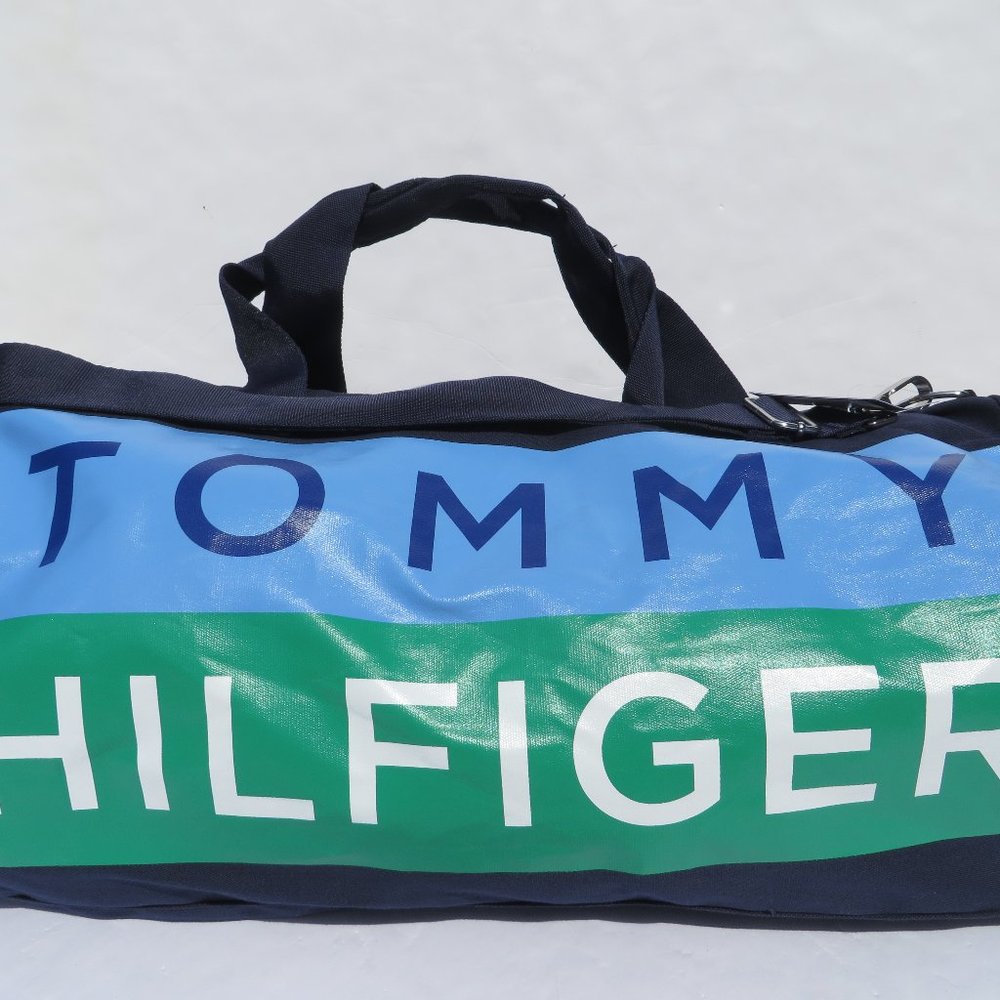 Tommy Hilfiger Large Gym Bag Duffle Navy Blue NEW